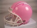 San Diego Chargers Pink Riddell Mini Replica Helmet (Quantity of 1)