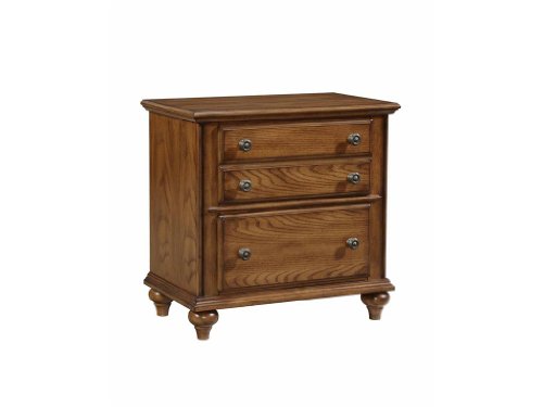 Hayden Place 2 Drawer Nightstand Finish Golden Oak Bestseller Nizin Winori