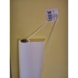 White Plastic Aisle Runner 36 in X 50 Ft Plain with Pull Cord by 