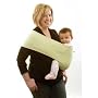 Peanut Shell green Baby Sling Squirt - Microfleece - medium