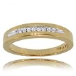 1/2CT Diamond Anniversary Band Ring in Yellow Gold