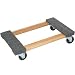 MONSTER TRUCKS MT10003 WOOD 4-WHEEL PIANO CARPETED DOLLY