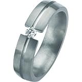 Titanium 0.16 cttw GI Diamond Wedding Band Sz 6