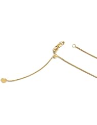 Leslies 10K Yellow Gold Adjustable Box Chain