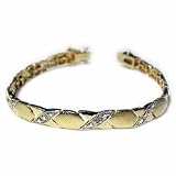 Yellow Gold Genuine Diamond bracelet
