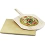 Pizza Stone and Peel Set 14x16-in.