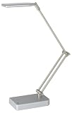 Adjustable Energy Efficient LED Silver Finish Desk Lamp