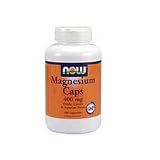 Now Foods Magnesium Capsules, 180 Capsules / 400 Mg (Pack of 2)
