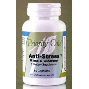 Priority One Vitamins Anti-Stress B&C w/Adrenal 60 caps