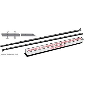 Click here to buy Qual Craft Adjustable Wall Brace (2PK) #2620 by Qual Craft.