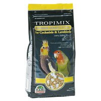 Tropimix Lovebird Cockatiel Premium Formula 8 LB Handle Bag - Tropimix 80633 by Hagen