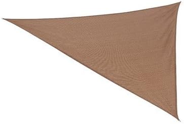 California Sun Shade Shade Sail Triangle 12-Foot Walnut
