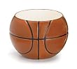 Large Ceramic Basketball Container - Use as a Planter, Candy Dish or Gift Basket!
