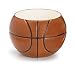 Large Ceramic Basketball Container - Use as a Planter, Candy Dish or Gift Basket!