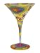 LOLITA Love My MARTINI - TYE DYE-TINI GLASS New Gift
