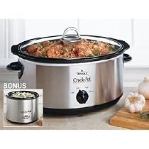 Crockpot 64451LD-C 6.5 Quart Slow Cooker with Bonus Little Dipper Slow Cooker