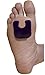 PerformanceFoot U Shaped Callus Cushion Pad - 1/8 inch Reusable Purple Gel