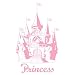 Pink Princess Castle Jumbo Self Stick Wall Decor