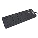 FLAT - 10 Way Surge Protected Extension Lead - 2 Metre
