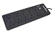 FLAT - 10 Way Surge Protected Extension Lead - 2 Metre