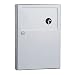 Bobrick 254 ClassicSeries 304 Stainless Steel Surface Mounted Sanitary Napkin Disposal, Satin Finish, 1.2 Gallon Capacity, 10-11/16" Width x 15-1/8" Height x 4-1/16" Depth