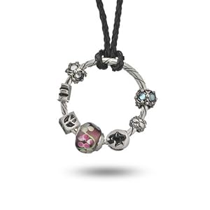 Buy Oriana Bead Round Charm Holder Pendant