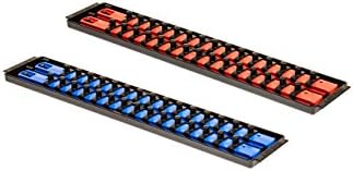 APT/Ernst 8453 RD + 8456 BL Socket BOSS High-Density Trays w/ (4) 3/8" Rail Set