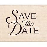 Inkadinkado(R) Rubber Stamp - Save This Date