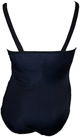 Beach Native Plus Size One Piece Tummy Control Swimsuit Black White (20W, Black/White)