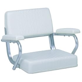 Pilot Chair (Color: White Seat\ W X D X H: 24 X 19 X 17.5) By Garelick Manufacturing Co. by