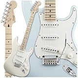 Squier by Fender by Fender Deluxe Stratocaster Maple Neck, Daphne Blue