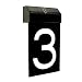 Matterinc Solar LED Number 3 - Black