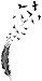 Birds of a Feather Temporary Tattoo
