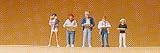 AT THE BUFFET - PREISER N SCALE MODEL TRAIN FIGURES 79107