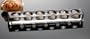 6 CANDLE GLASS TEA LIGHT HOLDER