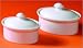 Pillivuyt 7 Ounce Oval Caserole with Lid; White