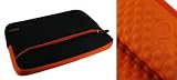 rooCASE Neoprene Super Bubble Sleeve Case for Acer Aspire One AO751h-1279 11.6-Inch (Black / Orange)