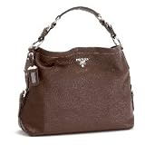 Prada - Prada BR3408 Leather Handbag - Brown