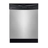Frigidaire: FDB1502RGM Full Console Dishwasher with 5 Wash Cycles and Delay Start Option: Silver Mist