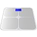Smart Weigh SMS500 Digital Memory Bathroom Scale with Dual Color Weight Change Detection and Smart Step-On Auto Recognition of Up To 8 Users Profile, Silver