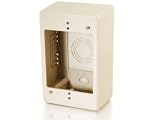 CABLES TO GO TYTON RACEWAY SINGLE GANG 2IN JUNCTION BOX IVORY Aesthetic Low-Profile Design
