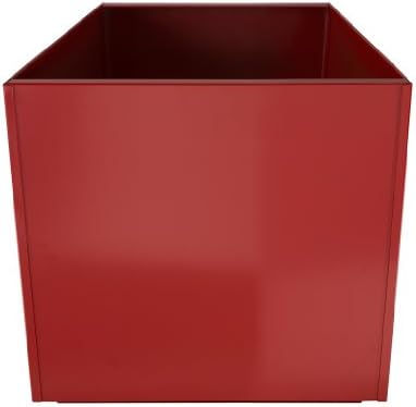 Nice Red Planter - Aluminum 20 Inch Square