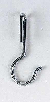 Rogar 9605-6 Eye Hooks - Chrome Plated - 6 pack