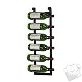 VintageView LR1 Rustique Wine Rack, Black