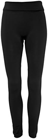 Women's Slimming Tummy Control High Waisted Smooth Look Shapewear Leggings (Black)