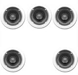 Niles 5.1 Ceiling Mount Surround Sound System - (Set of Five) CM630 2-Way 6-inch Speakers with Pivoting Tweeters