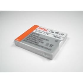 Power Battery for Sanyo DB-L20, LiIon, Li-Ion, Lithium Ion Technology, 100% fits, properly matching, Batteries, Camcorder, Video, Digital Camera