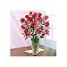 Elegant Red Roses and Lilies