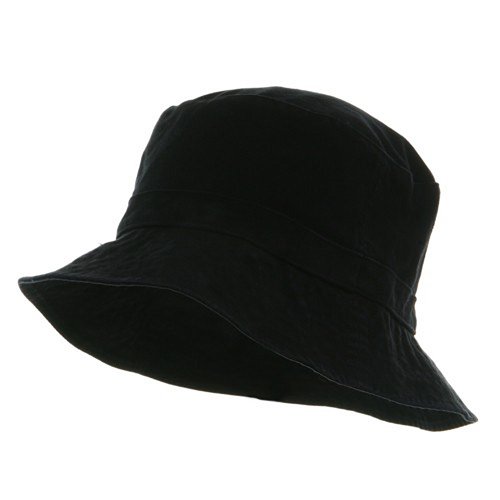 Polo Cotton Bucket Hat - Black