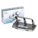 CARL 63040 40-Sheet capacity hc-340 heavy-duty 3-hole steel punch, 9/32 dia., silver Image
